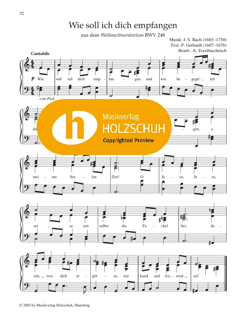 Wie soll ich dich empfangen